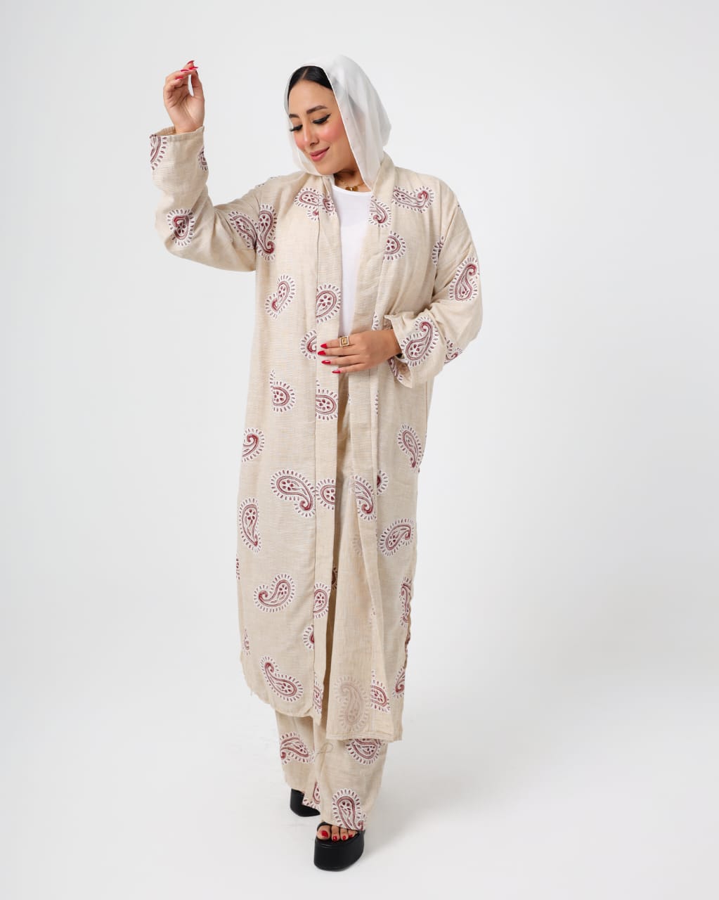 Printed Italian Linen Suit