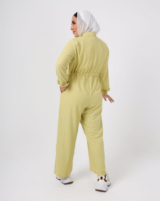 French Linen Jump Suit